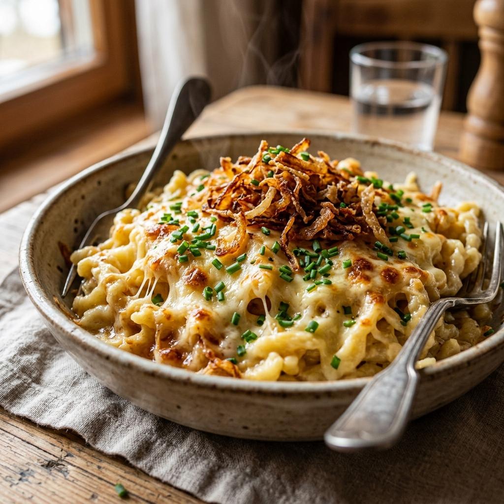 Käsespätzle Nahaufnahme