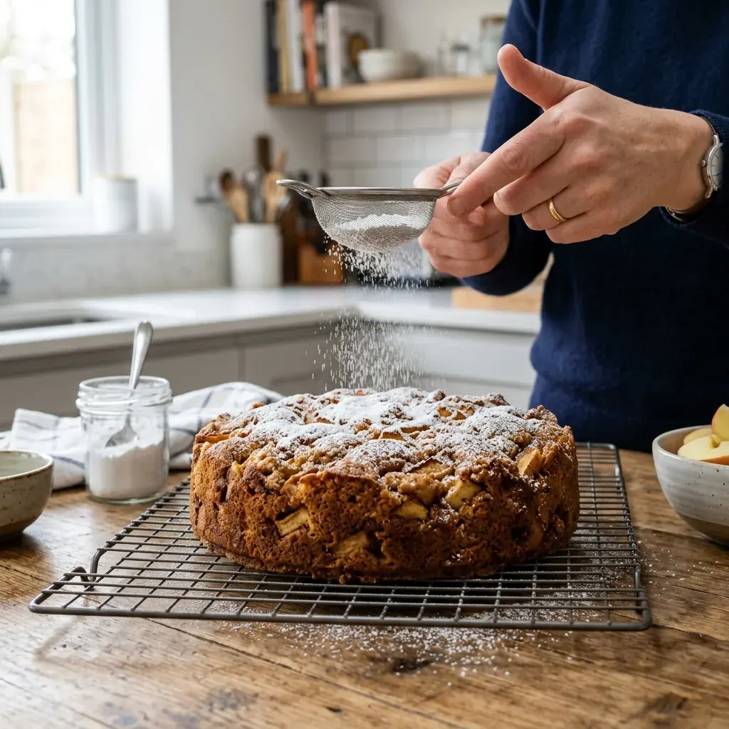 Original Klassischer Apfelkuchen vom Blech Rezept zubereitet - Klassischer Apfelkuchen vom Blech, Original Rezept, deutsche Küche, kochen, selber machen