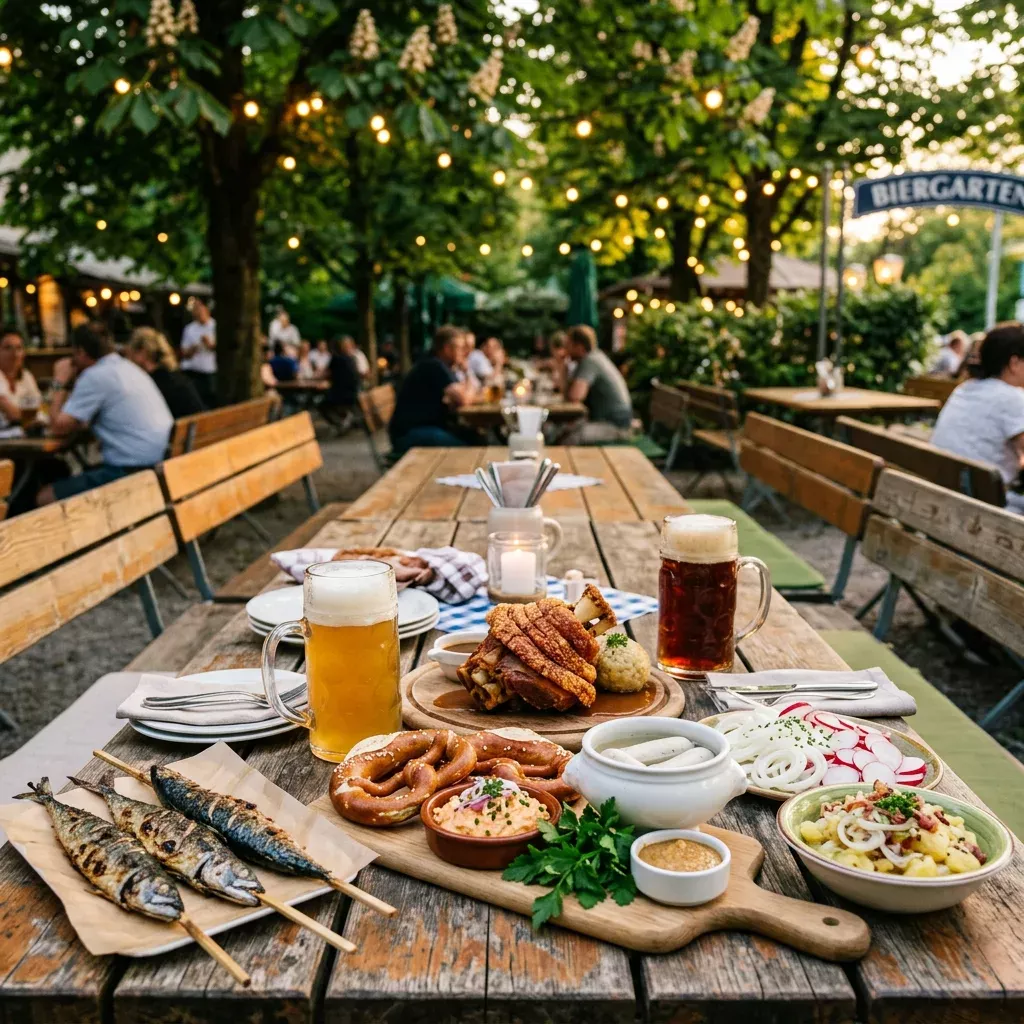 Deutsche Biergarten-Küche