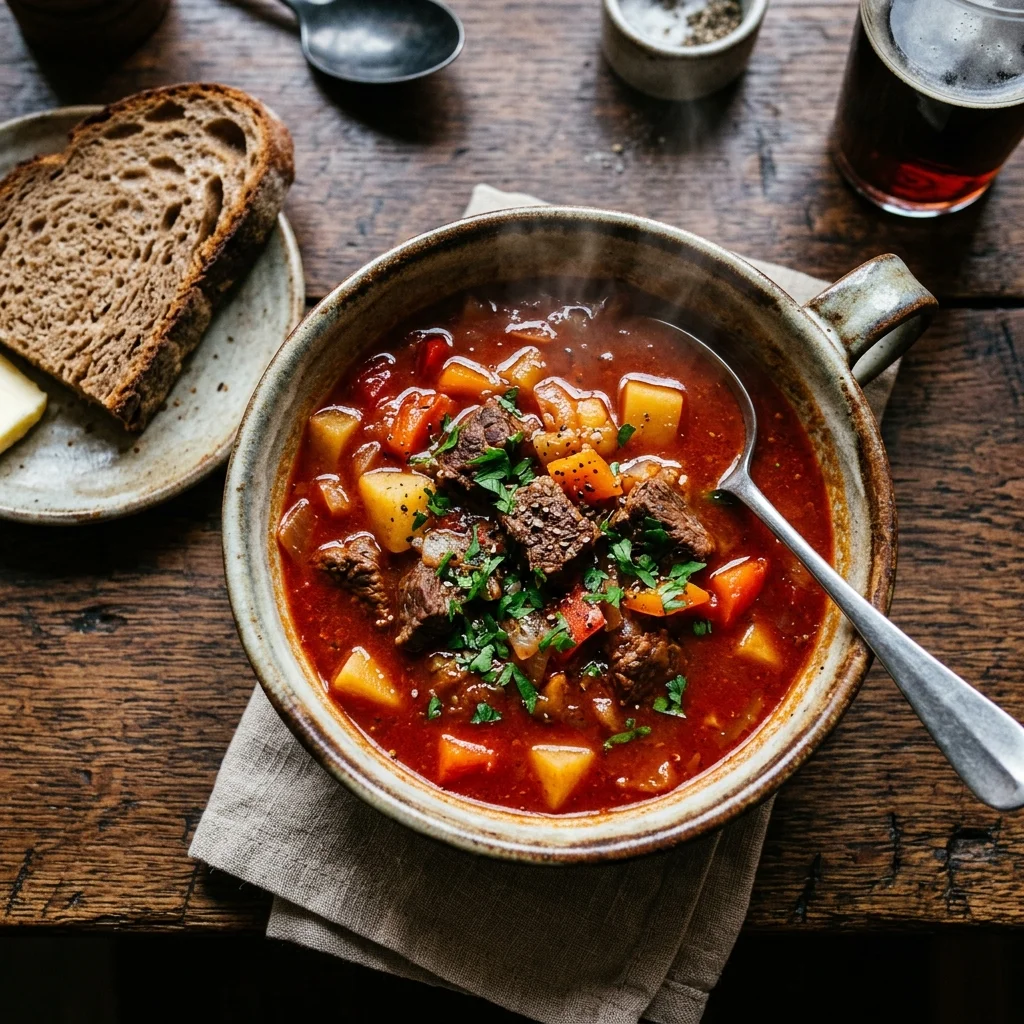 Deftige Gulaschsuppe