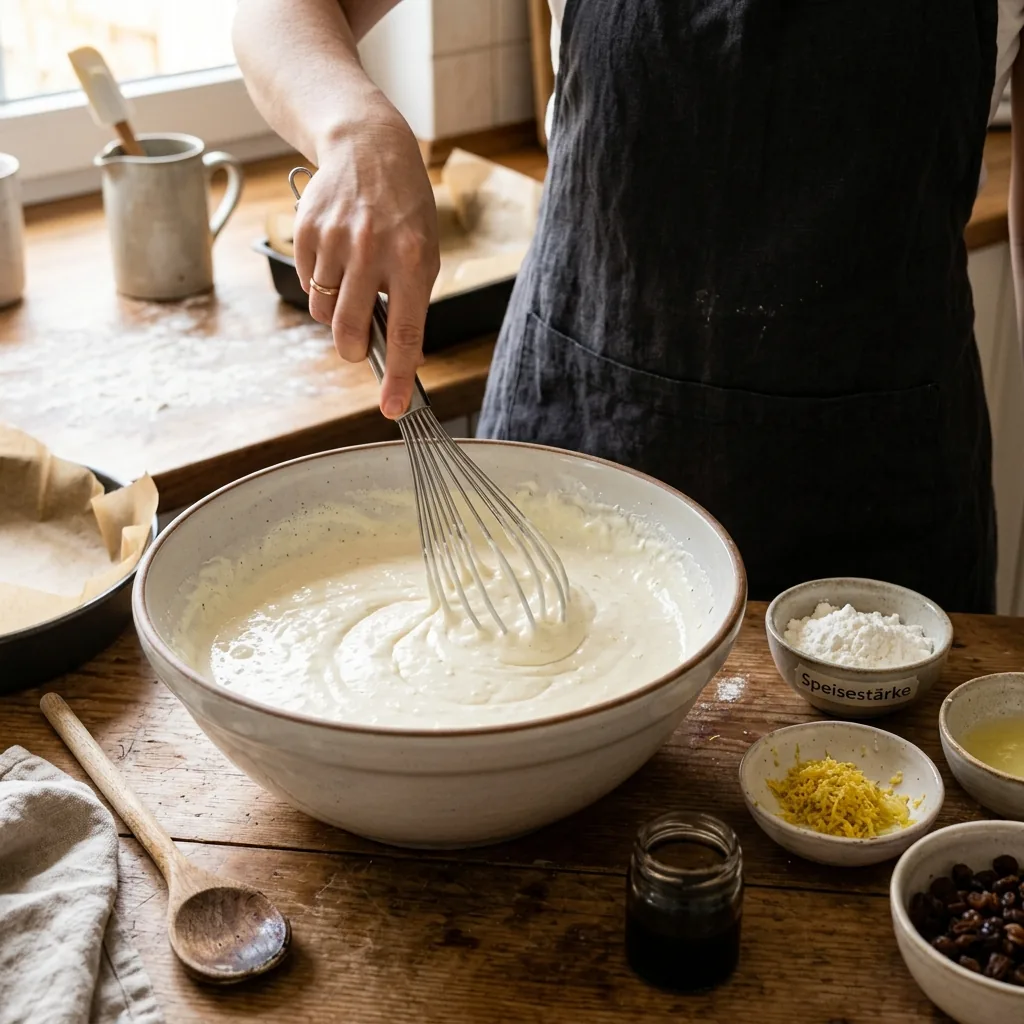 Original Klassischer Käsekuchen mit Quark Rezept zubereitet - Klassischer Käsekuchen mit Quark, Original Rezept, deutsche Küche, kochen, selber machen