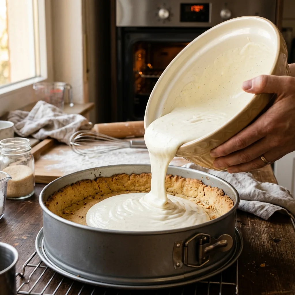 Original Klassischer Käsekuchen mit Quark Rezept zubereitet - Klassischer Käsekuchen mit Quark, Original Rezept, deutsche Küche, kochen, selber machen